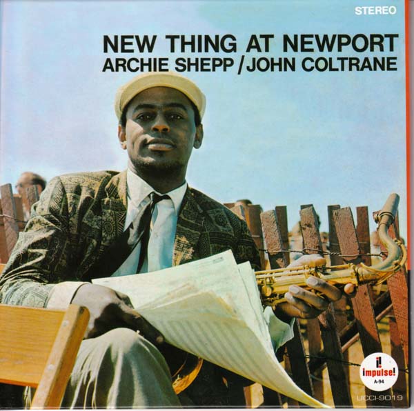 Back Cover, Coltrane, John - New Thing At Newport